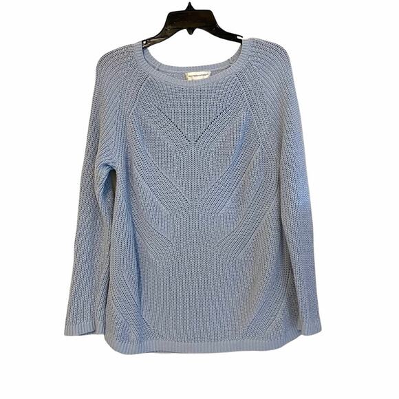 Christopher & Banks Light‎ Blue Crew Neck Sweater - Picture 7 of 7